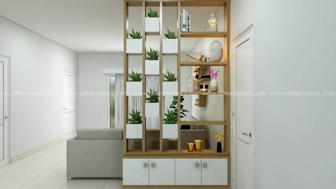 DLIFE Frostbite- Living-Dining Partition Units for Flats